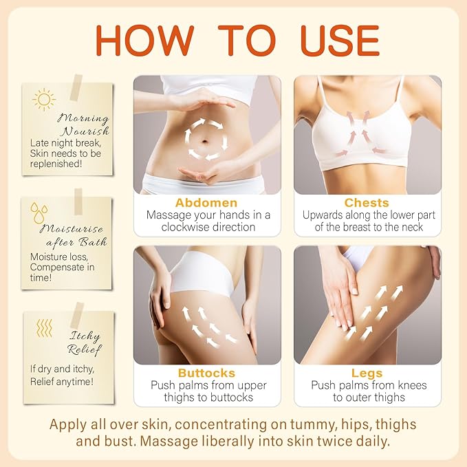 Stretch Mark Cream for Pregnancy - Deep Repair & Prevention for Stretch Marks - Stretch Mark Oil/Lotion for Women - Prenatal & Postnatal Skin Care (1_Pack)