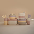 mushie Dinnerware Cups For Kids | Made in Denmark, Set of 2 (Blush)