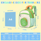 SUN EIGHT Kids Backpack with Plush Toy – Cute & Durable School Bag for Toddlers and Kindergarten
