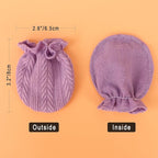 Newborn Baby Mittens No Scratch Cotton Elastic Wrist Gloves Infant Toddler Mittens for Baby Boy Girl 0-6 Months