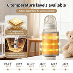 Portable Baby Milk Bottle Warmer for Travel,Breastfeeding Essentials,Baby Bottle-Feeding Bottle Warmer On The Go,Breastmilk Warmer for Baby,Rechargeable 5000 mAh Battery,Digital Display