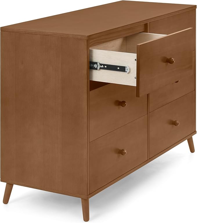 Delta Children Essex 6 Drawer Dresser, Chestnut