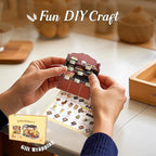 CUTEBEE DIY Dollhouse Miniature Kit, DIY Wooden Dollhouse Kit Miniature House Kit Tiny House Kit, Creative Room Idea (Julia Bakery)