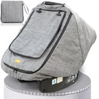 Waterproof Baby Car Seat Cover，Cold Weather Carseat Cover for Babies,Infant Car Seat Cover Canopy for Boy Girls,Windproof Car Seat Canopy for Boys & Girls, Keeps Babies Warm and Cozy