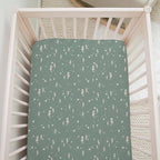 Crib Sheets Neutral - Fitted Baby Crib Sheets Bed for Girl Boy - 2 Pack Standard & Toddler Mattress (Ocean Odyssey) - Buttery Soft Organic Cotton Blend