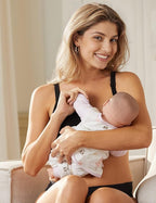 HOFISH Maternity Nursing Bras for Breastfeeding, 3 Pack Pregnancy Deep V Neck Wireless Bra with Extenders & Clips