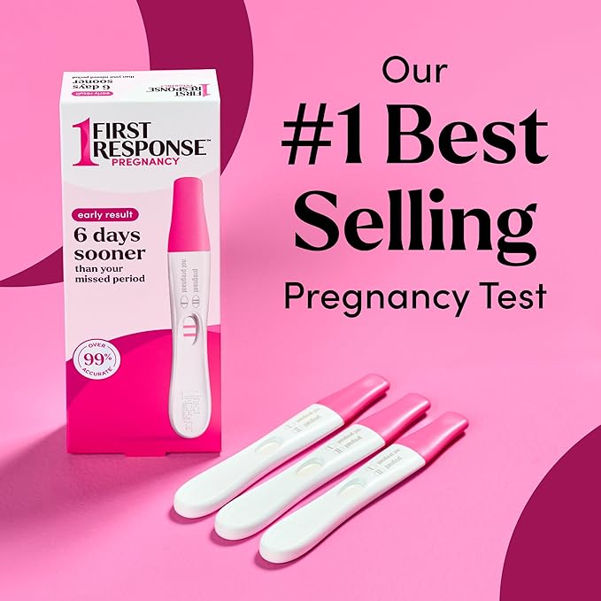 First Response Early Result Pregnancy Test, 3 Count(Pack of 1)(Packaging & Test Design May Vary)