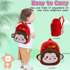 8 Pcs Reborn Baby Doll Clothes with Cute Monkey Backpack for 17-22 Inch Babydolls, Baby Doll Accessories and Clothes Outfit fit Newborn Girl