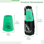 yeesport Sport Stacking Cups, 24pcs Sports Stacking Cups Sport Training Game for Challenge Competition Travel Party Gift for Kids and Adults (Blue+Green)