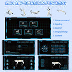 Mostop Smart Robot Dog, Interactive AI Smart Dog Toy for Kids 5-7 - RC Robot Puppy with Voice/App/Remote Control, Support Action Programming, 30+ Actions, Ideal STEM Gift for Adults/Kids