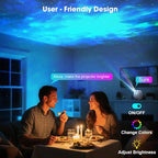 Laser Safety Certified Starry Sky Projector, 3+1 Control Modes 16M Color Adjustable Nebula via Mobile App, 900 Sq.ft Coverage, 4 Custom Scenes, 25dB Silent Operation with 4 Positioning Angles