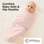 Baby Swaddle Sleep Sacks with Zipper - 3-Pack Swaddles for Newborns 0-3 Months, Infant, Baby Girls, Boys, Soft & Durable Newborn Sleep Sack, Easy Diaper Change Swaddling Blanket (ABC Land Rose)