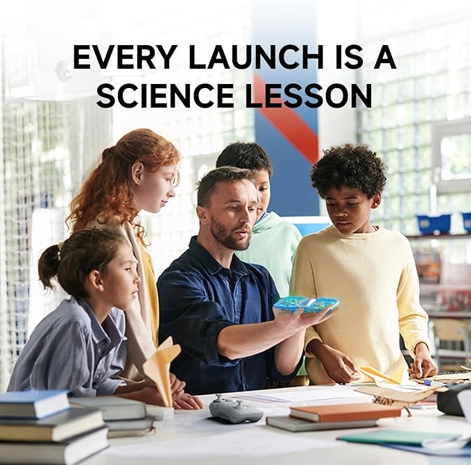 UranHub Drones for Kids, Mini Drone with 5 Lighting Modes, 22-Min Flight Time RC Drone with 2 Batteries/2 Takeoff Options/3D Flip/3-Speed/Propeller Protection Cover, etc, Gift for Kids (Blue)