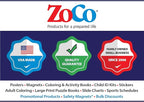 Safety Magnets by ZOCO – Infant and Child CPR Magnet (5-Pack) – 5"x7" Emergency First Aid Guide with Step-by-Step Instructions – CPR Reference for Homes, Daycares, Schools, and Parents