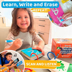 Toddlers English Phonics Flash Cards - Sight Words Flash Cards for Kindergarten - Shapes, Animals, Fruits, Colors, Numbers, & ABC Flashcards for Toddlers 1-3 for Bilingual Flash Cards