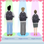 iniuniu Diaper Bag Backpack, 4 in 1 kit Large Unisex Baby Bags for Boys Girls, Waterproof Travel Back Pack with Diaper Pouch