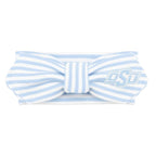 Creative Knitwear Oklahoma State Cowboys Infant Girls Light Blue/White Striped Hair Knot Headband Embroidered Logo - Size Newborn - 4T