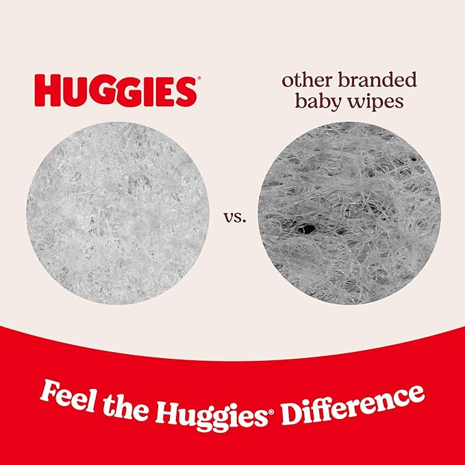 Huggies Skin Essentials Baby Wipes, Hypoallergenic, 99% Water, 10 Flip Top Packs (560 Wipes Total)