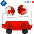 MAGBLOCK 2 Piece Car Set Suitable for Magnetic Blocks Tiles, Magnetic Toy Vehicles and Accessories Therefor Expand and Enrich Your Magnet Tiles STEM Educational Toys