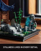 Nifeliz Chinese Garden Building Set, Aesthetic Model Toy for Display in The Home or Office, an Ideal Gift Idea for Gardening and Mindfulness Enthusiasts (1877 PCS, NF10311)