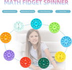 Math Fidget Spinner Math Facts Fidget Spinner Math Multiplication Fidget Spinner Educational Math Fact Fidget Spinners Fidget Spinner Toy for Kids Stimmers and Fidgeters (Multiply Or Divide 9pcs)