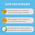 Toddler Building Blocks, Foam Blocks, Contemporary, 7-Piece