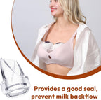 NCVI Duckbill Valves Compatible with NCVI Wearable Breast Pump 8111/S32/8131, Breast Pump Replacement Accessories, 2 Pack Set