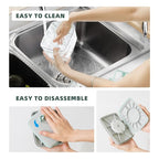 Baby Milk Powder Container - 2300ml Air Tight Formula Dispenser with Spoon and Scraper, BPA-Free, Clear, 28OZ, 1.76LB, 800g