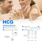 MomMed Ovulation Test Strips, Ovulation and Pregnancy Tests (LH50-HCG20), Includes 50 Ovulation Tests and 20 Pregnancy Tests with 70 Urine Cups, Accurately Track Ovulation and Detect Early Pregnancy