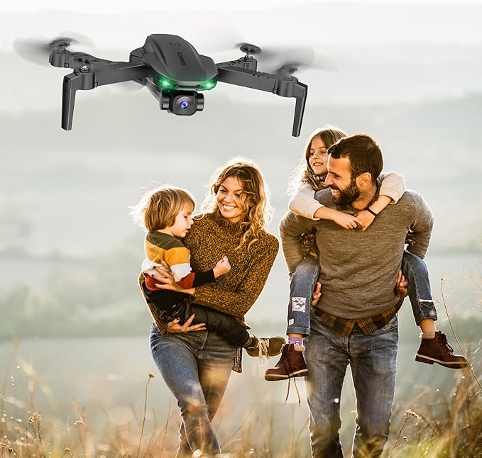 Drone With Camera 1080P for Kids And Adults, RC Quadcopter with Altitude Hold, Mini Drone With One Key Start, Waypoint Fly, Headless Mode, 3D Flip, 3 Speeds, Remote Control Drone for Beginners