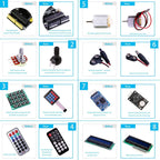 ELEGOO UNO R3 Project Most Complete Starter Kit with Tutorial Compatible with Arduino IDE (200+ Components)