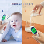 Forehead Thermometer for Adults and Kids, Digital Baby Thermometer with Fever Alarm, Fast Accurate Results, Home Medical & Nurse Essentials