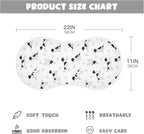 2 Pack Muslin Burp Cloths Stabyhoun Dogs White Cotton Baby Burp Cloths Soft Burping Cloth Absorbent Spit Up Rags for Newborn Baby Boys Girls 22x11 Inch