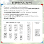 DIY Swing Sets for Backyard, Wooden Playground Sets with Glider Swing and 2 Belt Swings, Kids Outdoor Play Equipment, Outdoor Playset