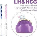 MomMed Ovulation Test Strips, Ovulation and Pregnancy Tests (LH50-HCG20), Includes 50 Ovulation Tests and 20 Pregnancy Tests with 70 Urine Cups, Accurately Track Ovulation and Detect Early Pregnancy