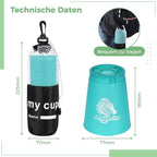 yeesport 48 Pcs Sport Stacking Cups, Sport Training Game for Challenge Competition, Plastic Stacking Cups, Classic Family Game for Kids and Adults, Red+Blue+Green+Black