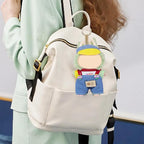 Adorable 3 Pcs Mini Doll Clothes Set – Hat, T-Shirt & Candy Bib Pants for 15cm/17cm Dolls – Vibrant Outfits & Accessories Fits 15cm Dolls (No Doll)