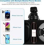 Accmor Stroller Cup Holder with Tray, Universal Cup Holder, Bike Bottle Holder, 360° Rotatable Large Caliber Drinks Holder for Stroller, Bike, Wheelchair, Walker