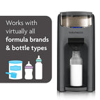 Baby Brezza New and Improved Formula Pro Advanced Formula Dispenser Machine - Automatically Mix a Warm Formula Bottle Instantly - Easily Make Bottle with Automatic Powder Blending, Charcoal