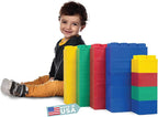 Big Blocks for Kids Ages 4-8, Indoor & Outdoor Blocks for Kids Jumbo Games, Large Building Blocks (24 PC) Beginner Set