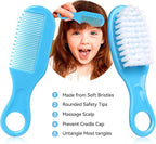 Baby Grooming Kit, Infant Safety Care Set with Hair Brush Comb Nail Clipper Nasal Aspirator,Baby Essentials Kit for Newborn Girls Boys