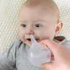 Innovo FSA/HSA Eligible Hospital Grade Silicone Twister Bulb Baby Ear Syringe and Nasal Aspirator, Sucks Snot and Mucus, Cleanable and Reusable, Clear