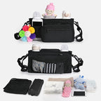 Momcozy Universal Stroller Organizer with Insulated Cup Holder Detachable Phone Bag & Shoulder Strap, Fits for Stroller like Uppababy, Baby Jogger, Britax, BOB, Umbrella and Pet Stroller