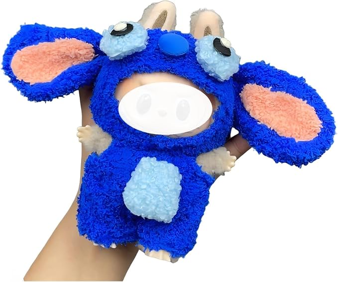 Clothes for LABUBU Doll (NO Doll),Outfit for LABUBU,Clothes Set for LABUBU Dress Up,Accessories for LABUBU (Stitchs)