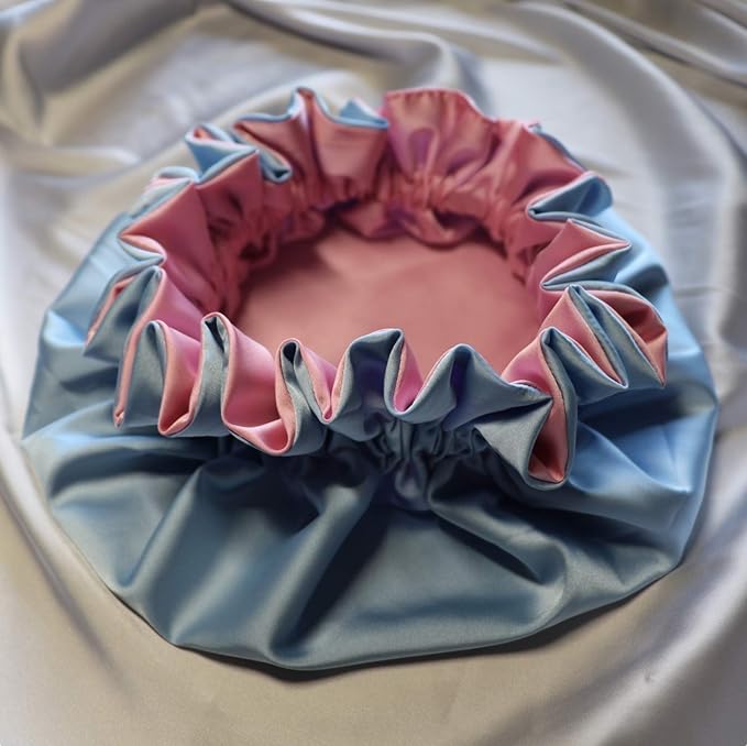 AKISS Baby Infant Newborn Toddler Satin Silk Hair Bonnet for Baby Girl Boy Sleeping Kids Cap Hat