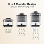 Baby Bottle Steamer, 3-in-1 Bottle Steamer and Dryer, Easy One-Dial Control Electric Steam Bottle Dryer for Baby Bottles, Baby Stuffs & Breast Pump Accessories