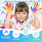 5 PCS Sublimation T-Shirt Blank for Toddler,White Polyester Crew Neck Short Sleeve T-Shirts for Kids