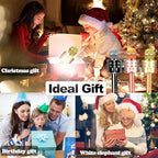 Microphone for Kids Voice Changer Karaoke Microphones Boy Girl Gifts Age 3-12 Portable Child Microphone Karaoke Kid Wireless Bluetooth Microphones Birthday