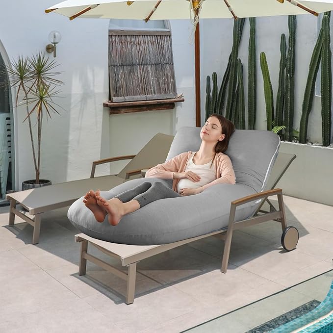 U-Shaped Pregnancy Pillow for Sleeping, Full Body Support for Back, HIPS & Belly -65 Inch Maternity Pillow with Machine Washable Cover | Maternity Essential