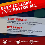 Regal Games - ScorZo - Rummy Card Game - Family Fun Friendly - 2-6 Players Ages 8+